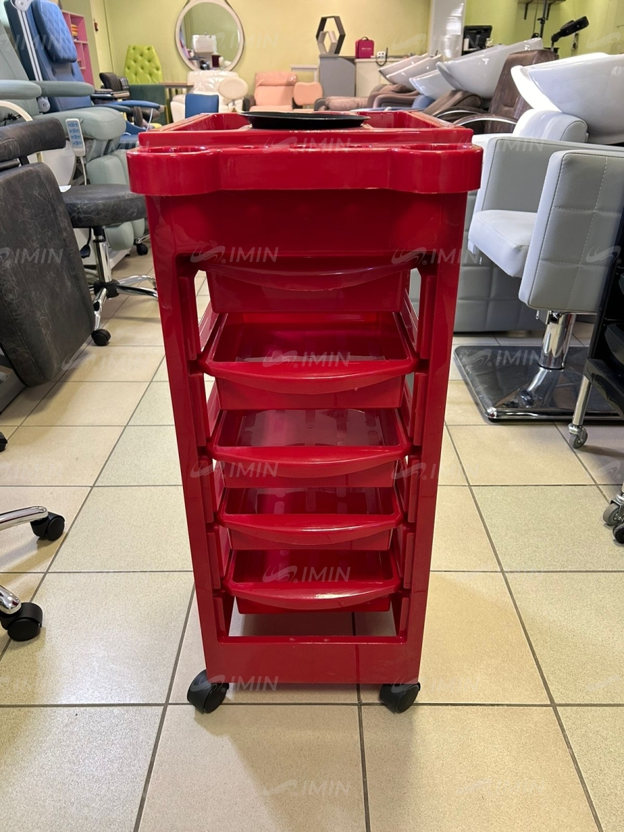 Тележка парикмахерская YC 109-RED фотография купить
