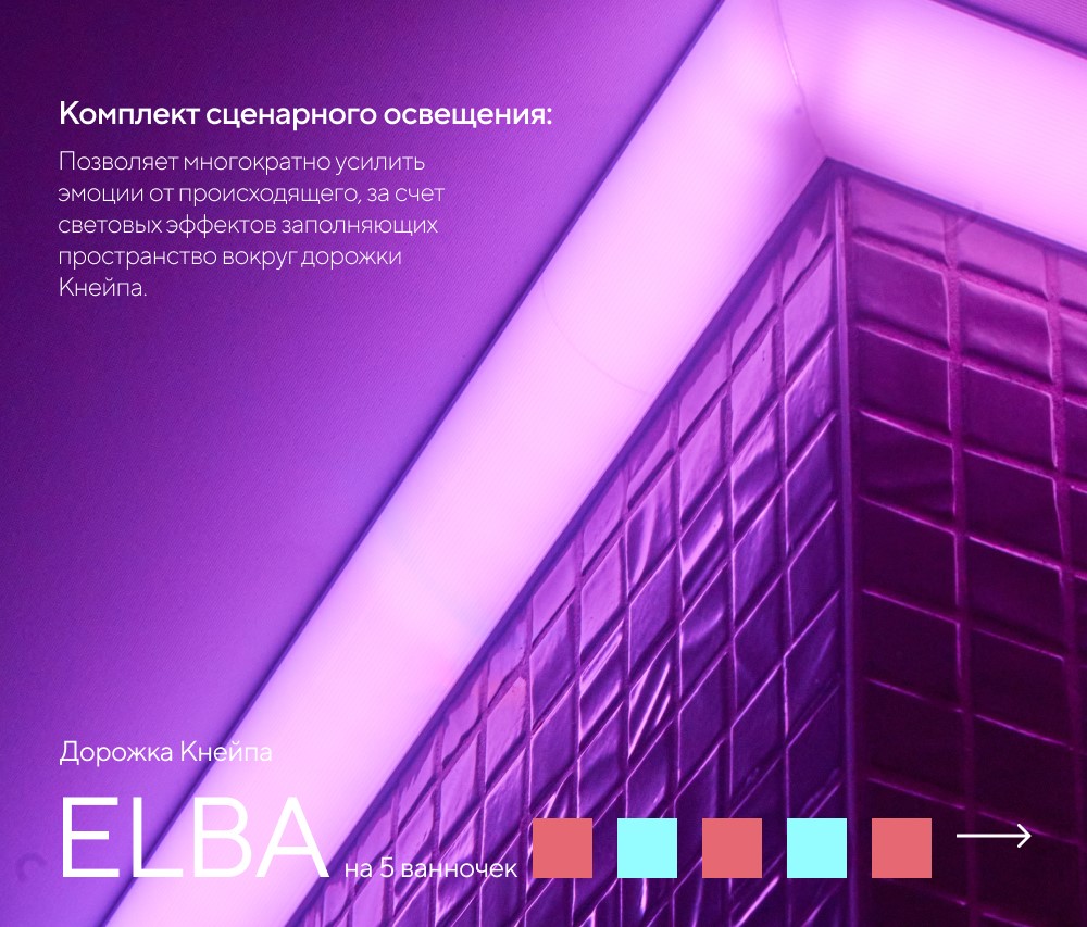 Дорожка Кнейпа RAINZ ELBA картинки Rainz RAINZ ELBA 