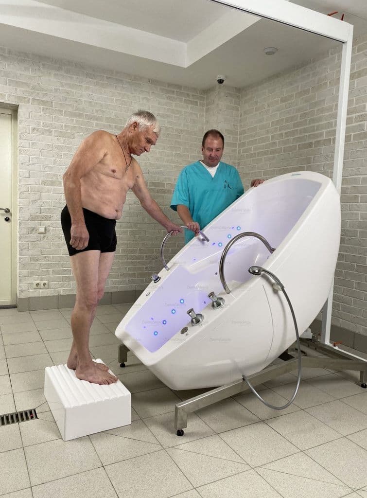 Ванна водолечебная поворотная «Неман»  Physiotechnica 