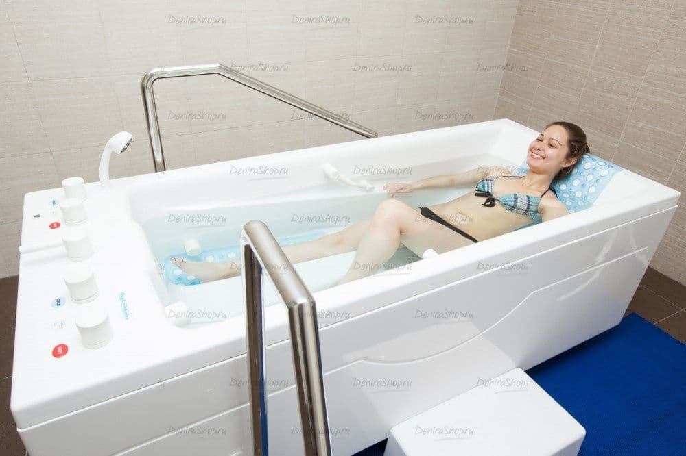 Ванна водолечебная «Оккервиль» анатомической формы бальнеологическая  Physiotechnica 