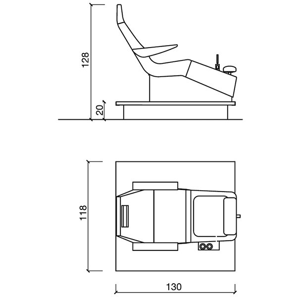 Педикюрная группа STREAMLINE PIPELESS BASIC SHIATSU фото и картинка купить в Москве 