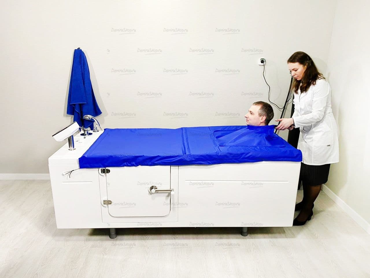 Пароуглекислая ванна «Оккервиль Комби» (с дверцей)  Physiotechnica 